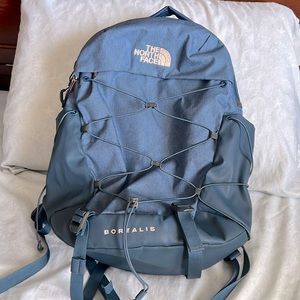 North Face Hiking Backpack with safety whistle